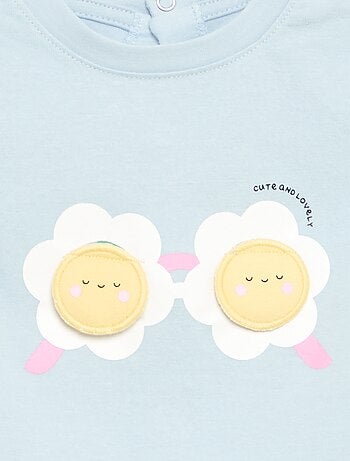 T-shirt met korte mouwen en print
