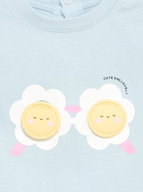 T-shirt met korte mouwen en print - Kiabi