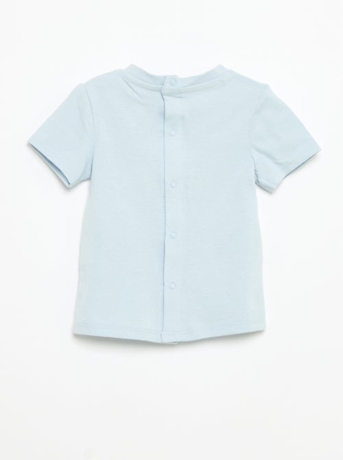 T-shirt met korte mouwen en print - Kiabi