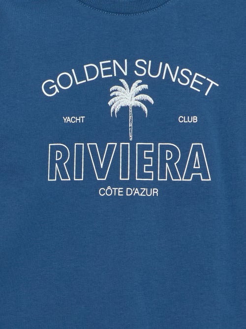 T-shirt met korte mouwen en print - Kiabi