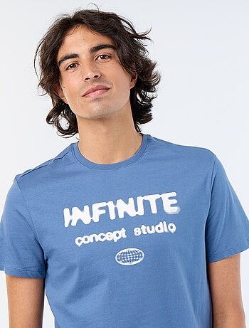 T-shirt met korte mouwen en print