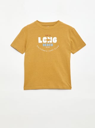 T-shirt met korte mouwen en print