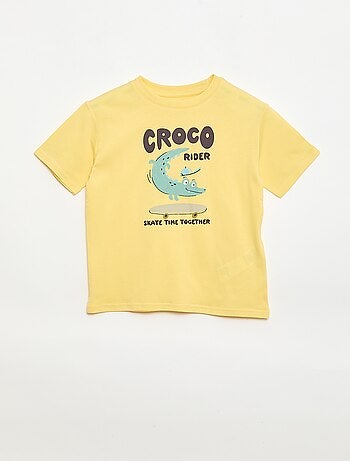 T-shirt met korte mouwen en print