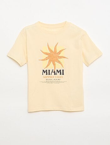 T-shirt met korte mouwen en print