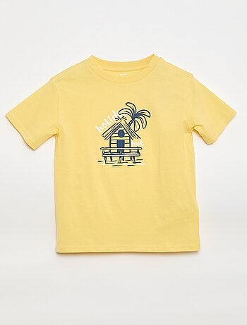 T-shirt met korte mouwen en print