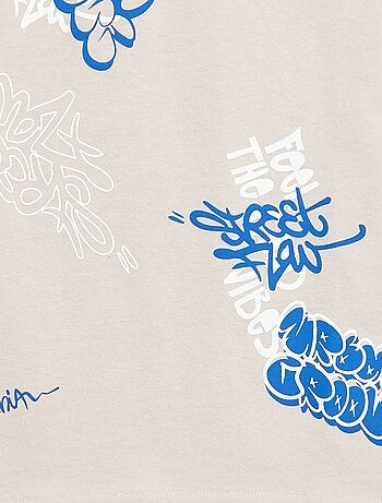 T-shirt met korte mouwen en print