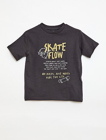 T-shirt met korte mouwen en print