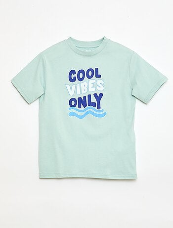 T-shirt met korte mouwen en print