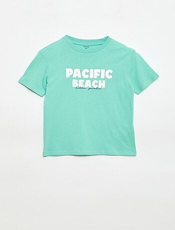 T-shirt met korte mouwen en print