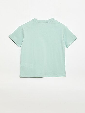 T-shirt met korte mouwen en print