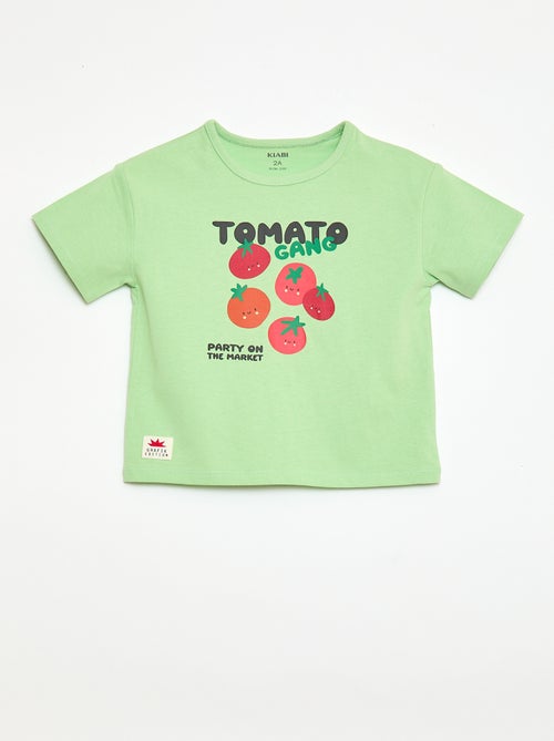 T-shirt met korte mouwen en print - Kiabi