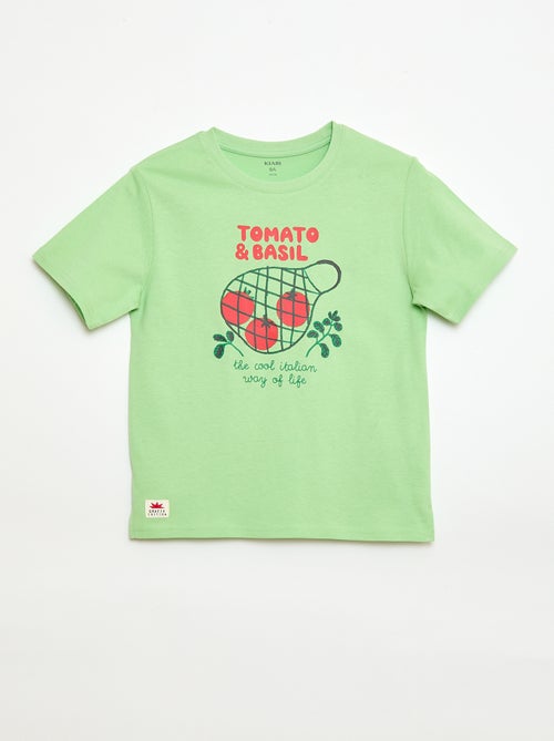 T-shirt met korte mouwen en print - Kiabi