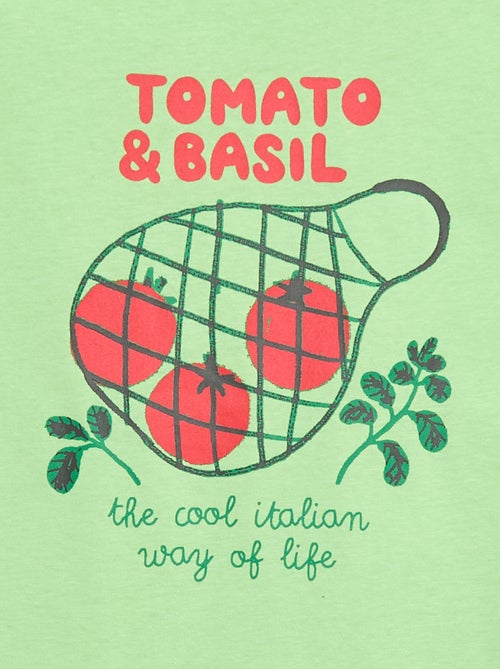 T-shirt met korte mouwen en print - Kiabi