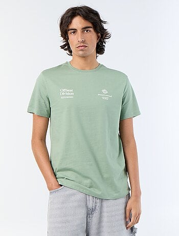 T-shirt met korte mouwen en print