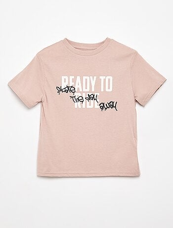 T-shirt met korte mouwen en print
