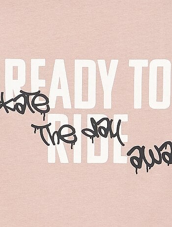 T-shirt met korte mouwen en print
