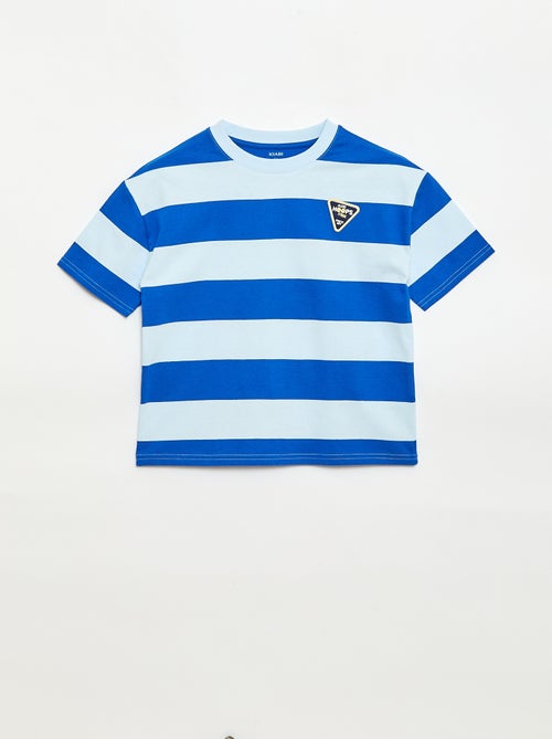 T-shirt met korte mouwen en print op de voorkant - Kiabi