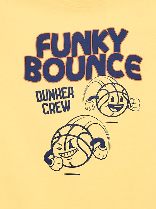 T-shirt met korte mouwen en print op de voorkant - Kiabi T-shirt met korte mouwen en print op de voorkant - Kiabi