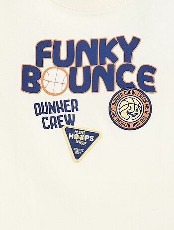 T-shirt met korte mouwen en print op de voorkant