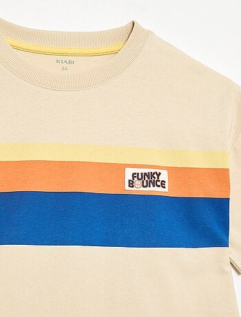 T-shirt met korte mouwen en print op de voorkant