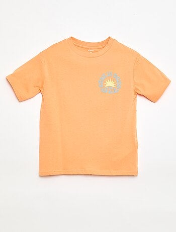 T-shirt met korte mouwen en print