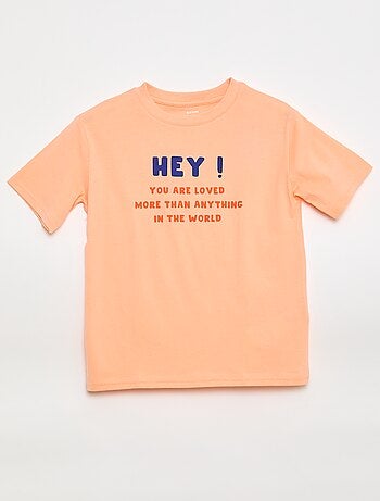 T-shirt met korte mouwen en print