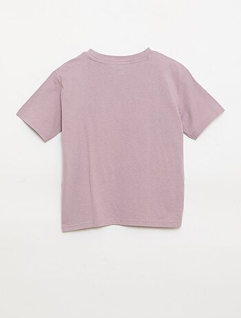 T-shirt met korte mouwen en print