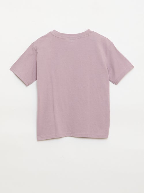 T-shirt met korte mouwen en print - Kiabi