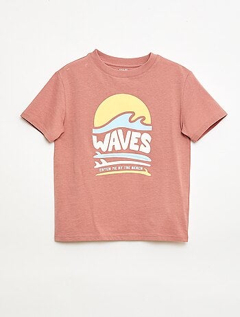 T-shirt met korte mouwen en print