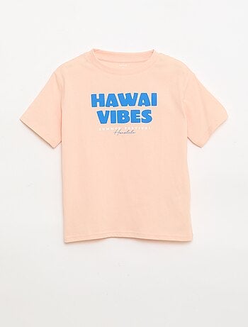 T-shirt met korte mouwen en print