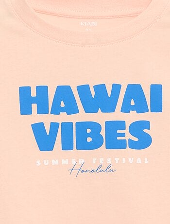 T-shirt met korte mouwen en print