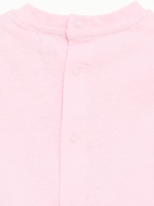 T-shirt met korte mouwen en print - Kiabi