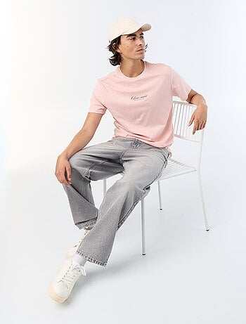 T-shirt met korte mouwen en print