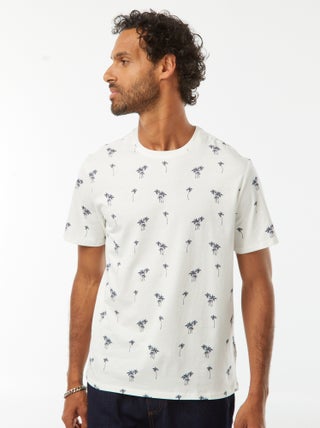 T-shirt met korte mouwen en print