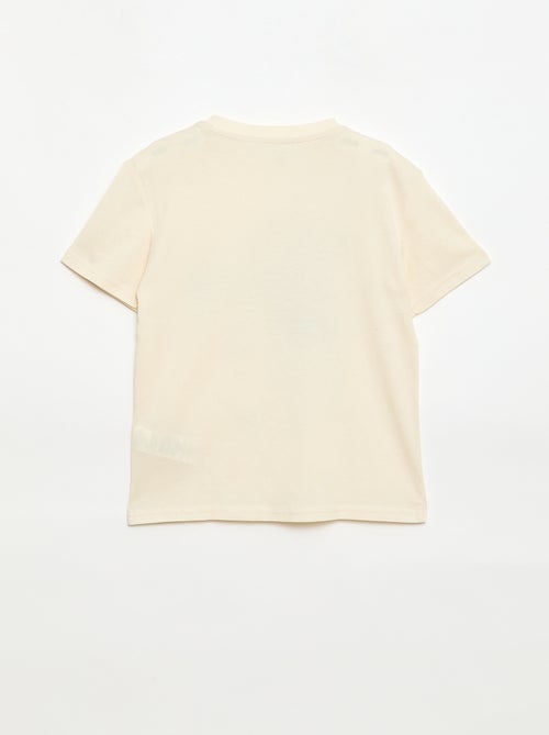 T-shirt met korte mouwen en print - Kiabi