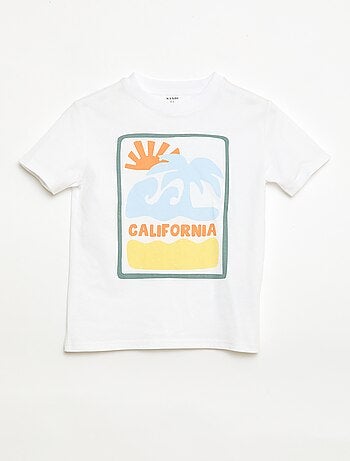 T-shirt met korte mouwen en print