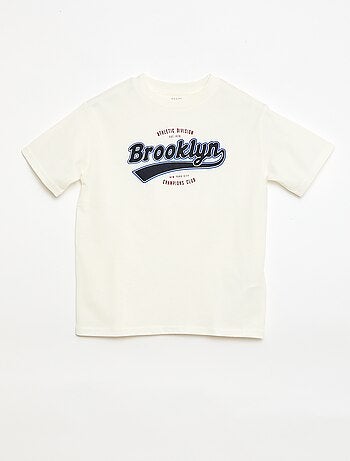 T-shirt met korte mouwen en print