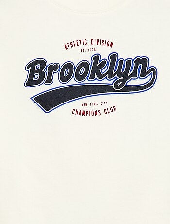 T-shirt met korte mouwen en print