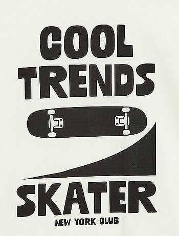 T-shirt met korte mouwen en print