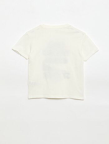 T-shirt met korte mouwen en print