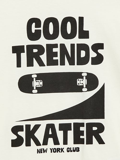 T-shirt met korte mouwen en print - Kiabi