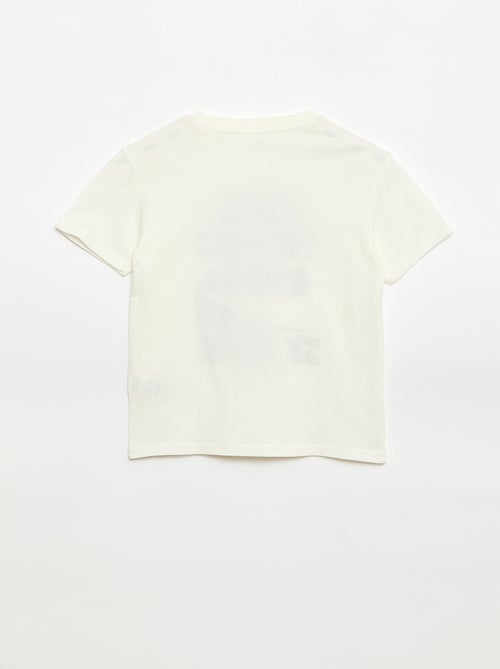 T-shirt met korte mouwen en print - Kiabi