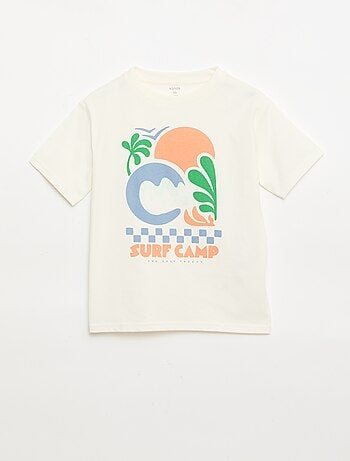 T-shirt met korte mouwen en print