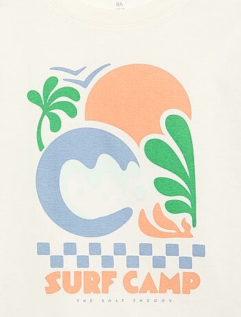 T-shirt met korte mouwen en print