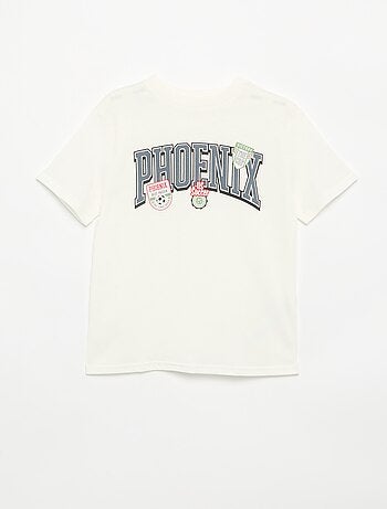T-shirt met korte mouwen en print