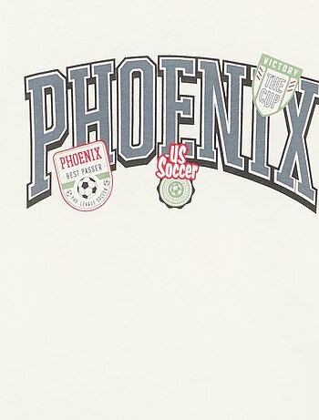 T-shirt met korte mouwen en print