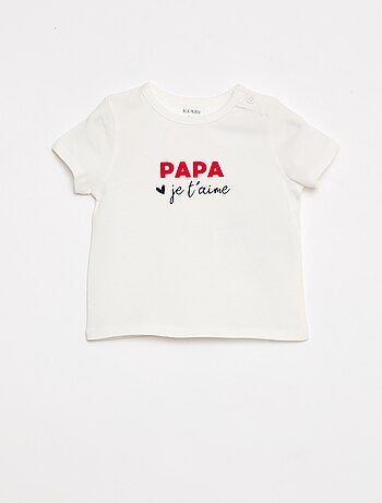 T-shirt met korte mouwen en print