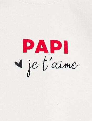 T-shirt met korte mouwen en print