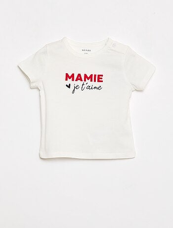 T-shirt met korte mouwen en print