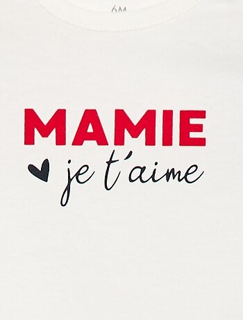 T-shirt met korte mouwen en print